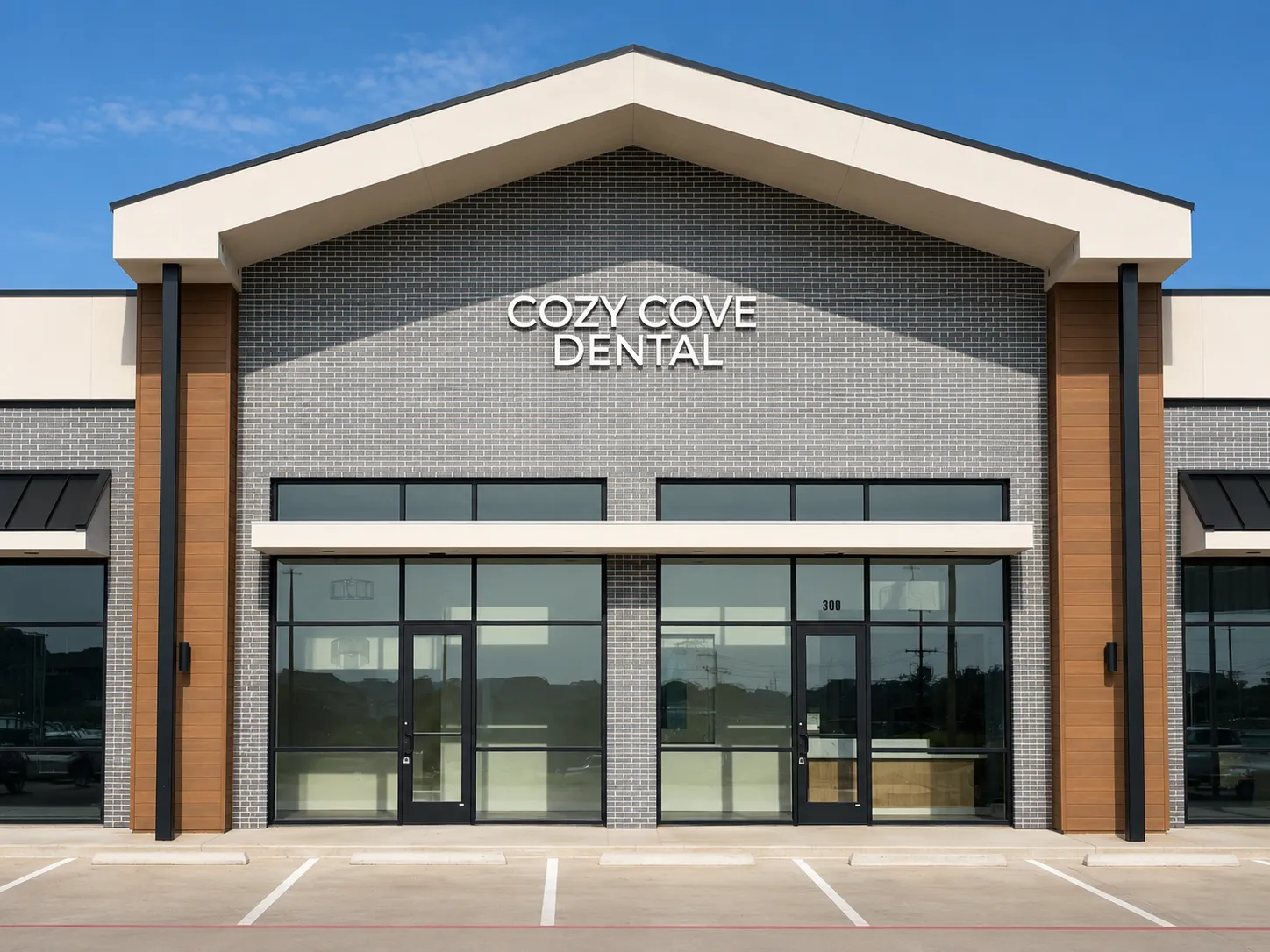 The Cozy Cove Dental storefront